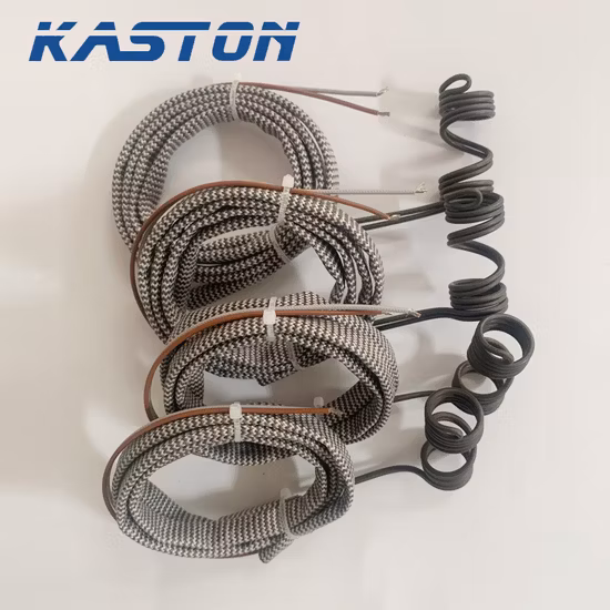 Bobina di riscaldamento a induzione con canale caldo a molla per chiodo elettrico in acciaio inossidabile 220V 2kw